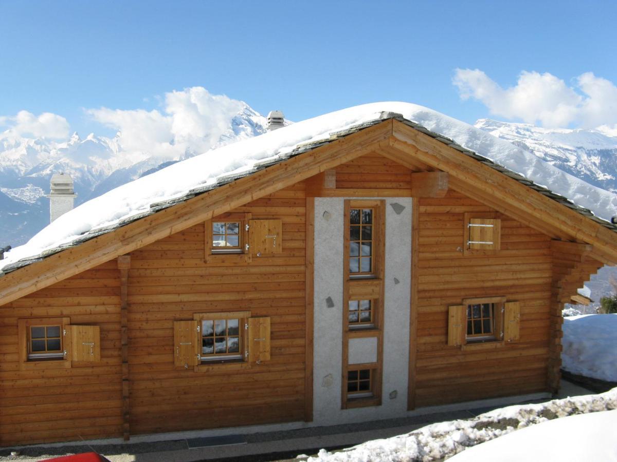 Christoph Standing & Calm Chalet 10 Pers By Alpvision Residences Veysonnaz Eksteriør billede