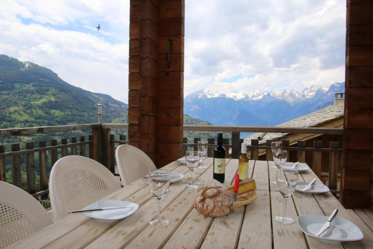 Christoph Standing & Calm Chalet 10 Pers By Alpvision Residences Veysonnaz Eksteriør billede