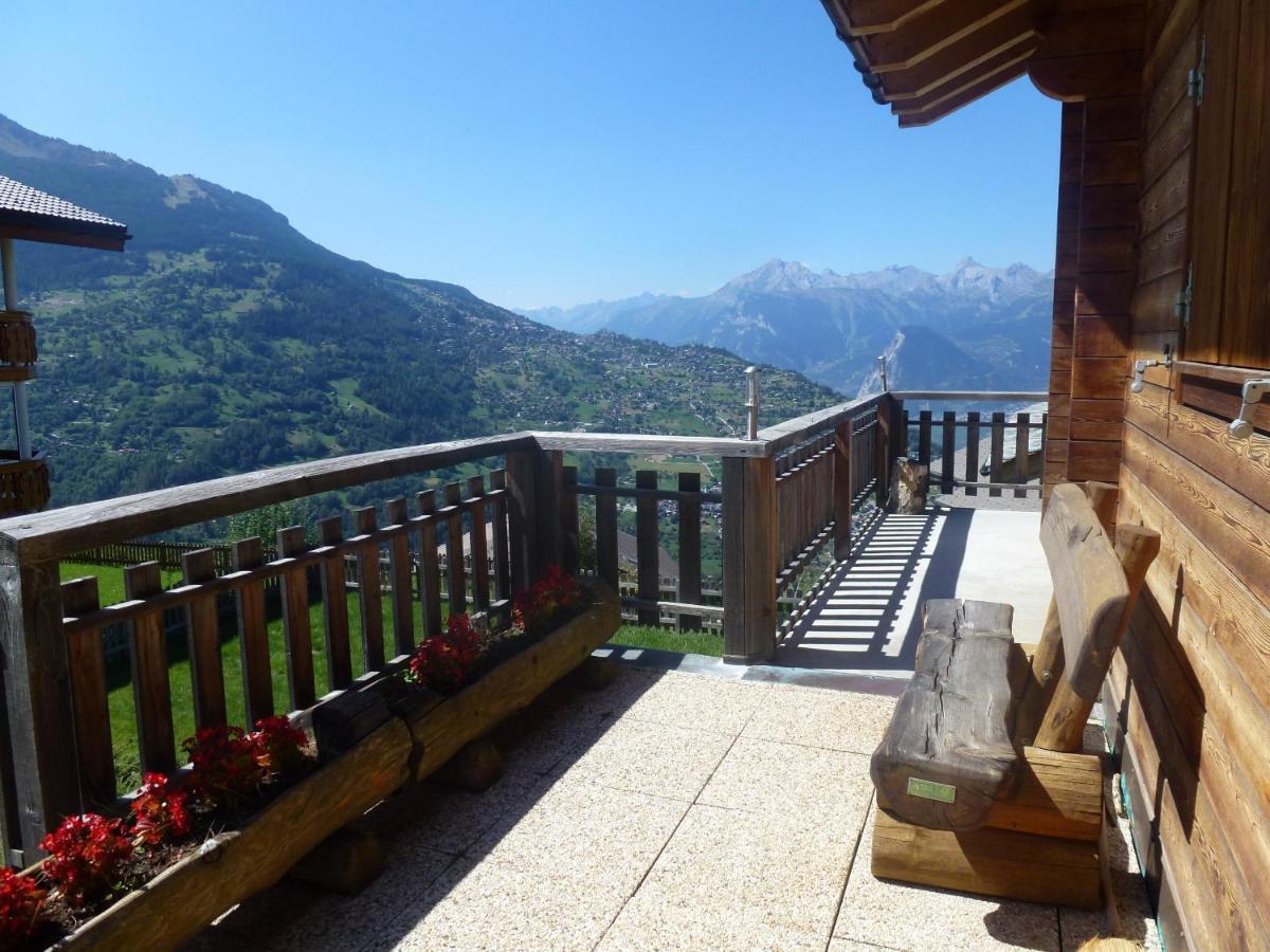 Christoph Standing & Calm Chalet 10 Pers By Alpvision Residences Veysonnaz Eksteriør billede