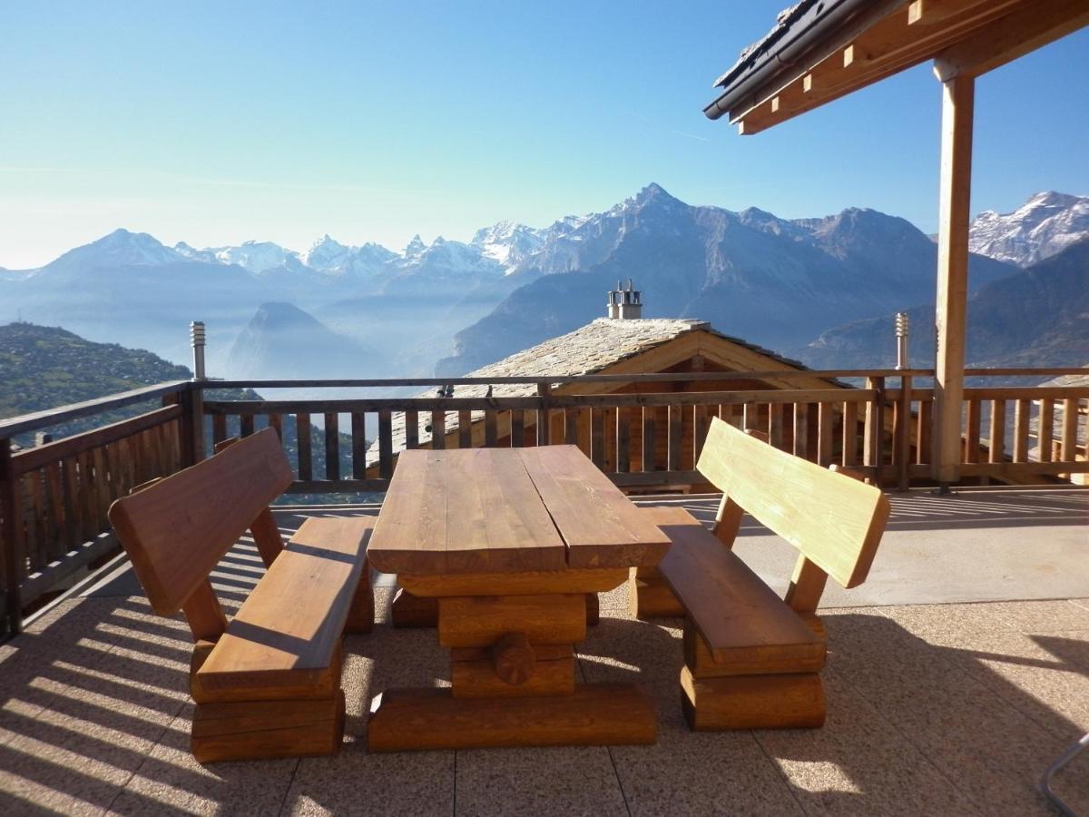 Christoph Standing & Calm Chalet 10 Pers By Alpvision Residences Veysonnaz Eksteriør billede